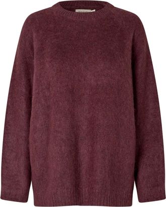 Masai Jersey de cuello redondo - Knitwear - Mujer - Rojo - 2XL