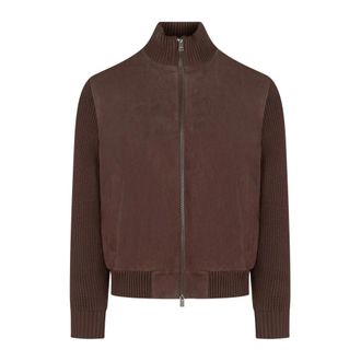 HUGO BOSS Giacca in Pelle H-Meter - - Jackets - Uomo - Marrone - XL