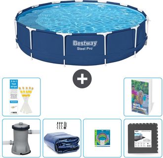 Bestway Piscina Bestway Steel Pro Redonda - 396x84 Cm - 7-piezas S177