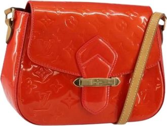 Louis Vuitton Pre-owned Cross Body Bags, female, Red, Size: ONE SIZE Pre-owned Canvas Cross Body Bag