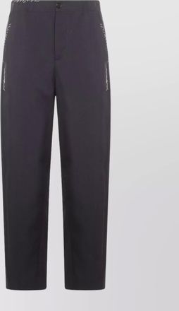 Marni relaxed fit trousers elastic waistband