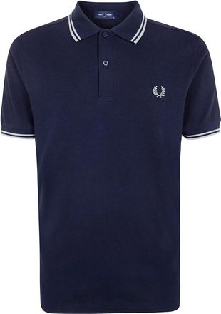 Fred Perry Hombre, Camisetas, Azul, Talla: M