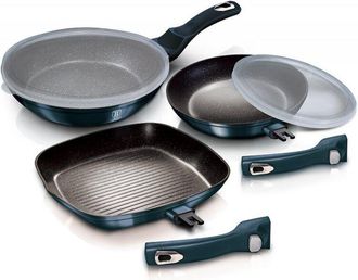 OEM Juego De 3 Sartenes De Granito Berlingerhaus Bh-7049