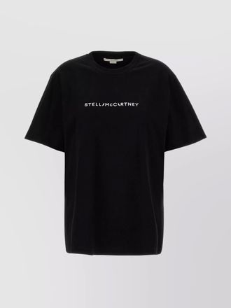 Stella McCartney cotton logo-print oversized t-shirt