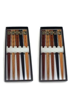 Berghoff Bamboo Chopsticks - Pack of 10 in Brown at Nordstrom Rack