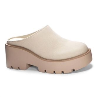 Chinese Laundry Womens Test Suede Mule In Beige