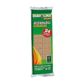 Diavolina Diavolina accendifuoco/grill Ecologica 24 Cubi - Art. 15330
