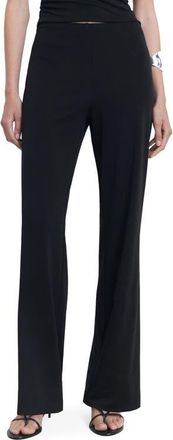 Mango Straight Leg Pants in Black at Nordstrom, Size Medium