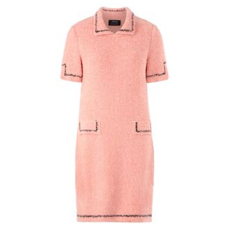 Marc Cain Gebreide jurk Knitted in Germany - Dames - Jurken - Oranje - Maat: XS Katoen