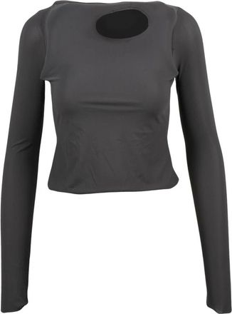 Ottolinger Maglia Corta in Lycra - Dames - Longsleeves - Bruin - S - Tops