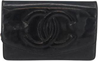 Chanel Pre-owned Vintage cc pochette con catena - - Pre-owned - Donna - Nero - ONE SIZE