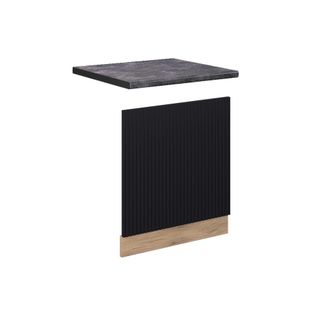 Vicco Panel Frontal Fame-line, Rayas Negras, 60 Cm, Et Antracita, Vicco