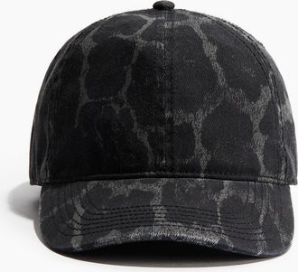 H&M Twill-Cap im Washed-Look - Grau