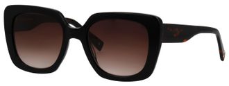 Brendel eyewear Sonnenbrille BRENDEL EYEWEAR Modell 906205, Damen, schwarz, gemustert, leicht gl&auml;nzend, Sonnenbrillen Sonnenbrille, Form Karree/Eckig, Logoschriftzug 