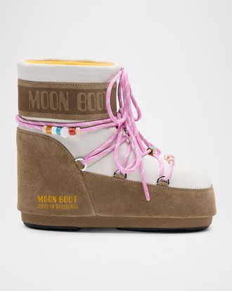 Moon Boot x Guest in Residence Icon Suede Low Snow Boots