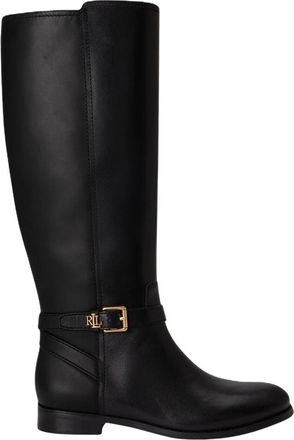 Ralph Lauren Brooke Tll 2 hoge laars - Dames - Schoenen - Zwart - Maat: 37 EU Katoen