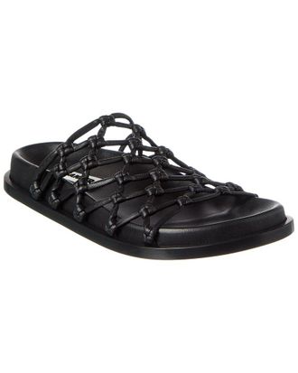 Jil Sander Logo Leather Sandal