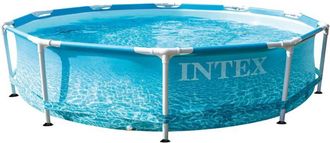 Intex Piscina Beachside Metal Frame 305x76 Cm Intex