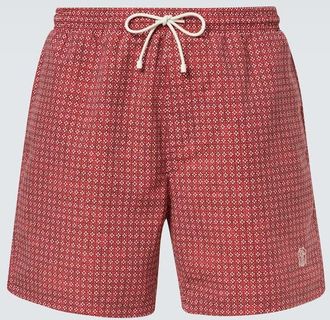 Brunello Cucinelli Printed swim trunks