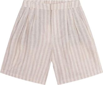 ALIX The Label Alix The Label, Dames, Korte broeken, Beige, Maat: M