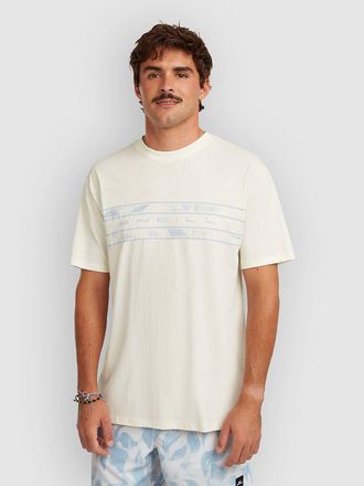 O'Neill Flower Stripe T-Shirt bianco