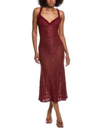 Bardot Alegra Stretch Lace Midi Dress