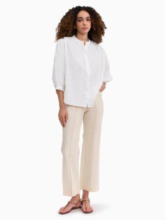 Rebecca Taylor Marianne Blouse in Ivory at Nordstrom, Size Medium