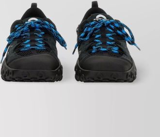 Marine Serre leather low-top sneakers