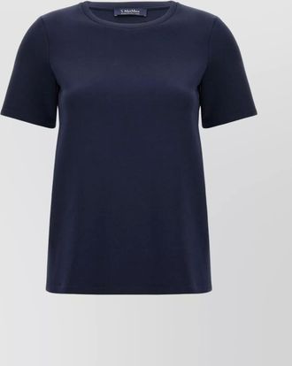 Max Mara side embroidered detail round neck t-shirt