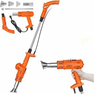 OEM Ulisem Quemador De Hierbas El&eacute;ctrico Con Funci&oacute;n Pistola De Aire Caliente Y Encendedor De Carb&oacute;n Para Jard&iacute;n, Barbacoa, Bricolaje, Color Naranja Oscur