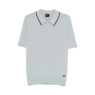 Paul Smith Polo Shirts, male, Blue, Size: XL Paul Smith T-shirts and Polos Clear Blue