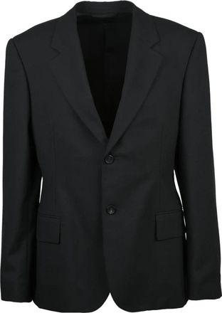 Balenciaga Giacca Sfiancata - Dames - Blazers - Zwart - XS - Katoen - Jassen