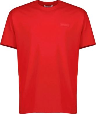 Givenchy T-shirt con applicazione logo - Rosso