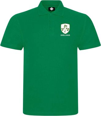 Generic Module One Rugby Ireland Polo Shirt for Adults - Embroidered | Premium Quality Fabric | Comfortable Fit | Short Sleeve | Casual & Sports Wear | 3XL UK