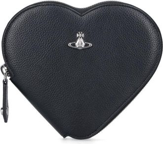 Vivienne Westwood New Heart Crossbody Bag - Black