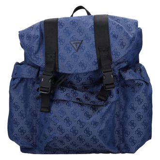 Guess Tassen, Heren, Blauw, ONE Size, Fabric Backpack
