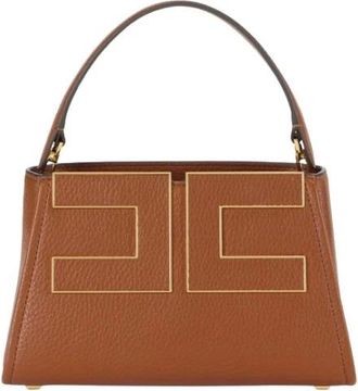 Elisabetta Franchi Dames, Tassen, Bruin, Maat: ONE Size Leer