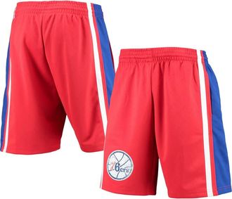 Mitchell & Ness Mens Mitchell & Ness Red Philadelphia 76ers Hardwood Classics 75th Anniversary Swingman Shorts at Nordstrom, Size 4X-Large