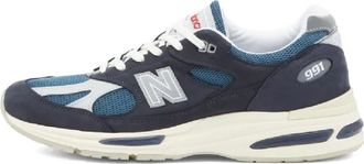 New Balance Made in UK 991v 2 Schoenen - Heren - Sneakers - Blauw - 45 EU - Leer - Schoenen