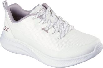 Skechers BOBS Moda Flex Textiel Dames Witte Sneakers