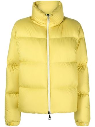 Moncler Anterne padded down jacket - women - Feather Down/Polyester/Polyester - 0 - Yellow