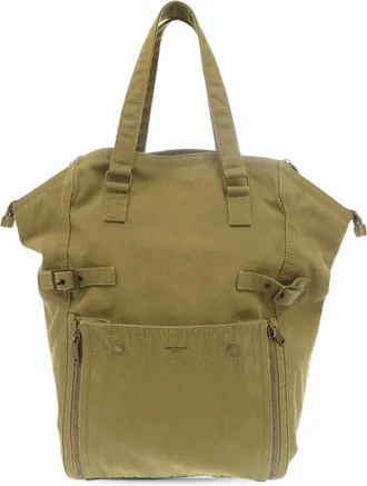 Saint Laurent Pre-owned Saint Laurent Large Canvas Downtown Tote Ladies LRX7EM2OM0KO0EJT