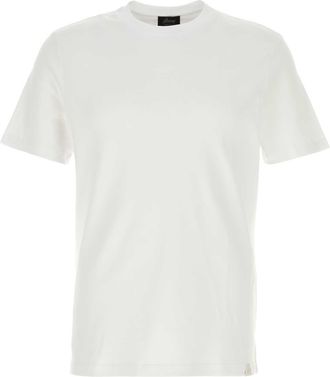 Brioni White Cotton T Shirt