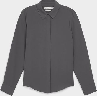 Contemporaine Womens Silky hidden placket shirt