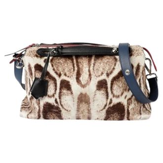 Fendi Pre-owned Handbags, female, Multicolor, Size: ONE SIZE Pre-owned Leopard by the Way Tote Shoulder Bag