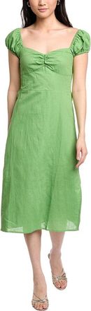 Lost + Wander Elia Linen-Blend Midi Dress