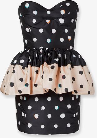 Fendi Vestito bustier Falena Dots in taffeta - FENDI - gender_Woman