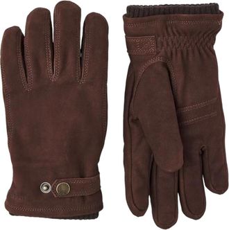 Hestra Klassieke Warme Winterhandschoen van Nubuck Geitenleer - Heren - Handschoenen - Bruin - 11 IN - Leer - Accessoires
