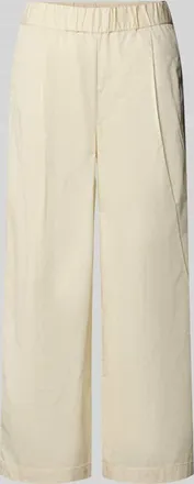s.Oliver Red Label Regular Fit Culotte aus reiner Baumwolle in Beige, Gr&ouml;&szlig;e 36