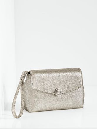 Talbots Metallic Wristlet - Metallic Silver - 001 Talbots